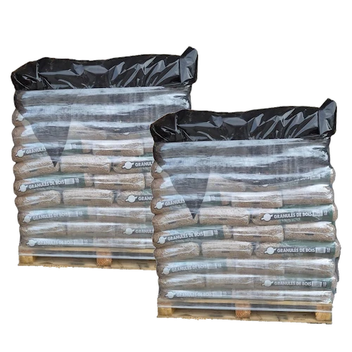 Holzpellets Premium ECO BOIS ENERGIE - 2 Paletten - 132 Säcke - 1980 kg