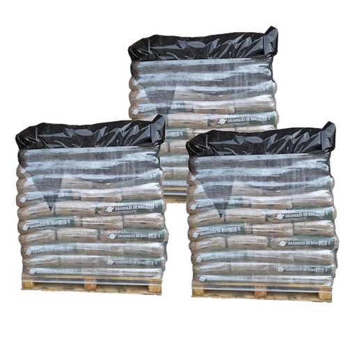 Holzpellets Premium ECO BOIS ENERGIE - 3 Paletten - 198 Säcke - 2970 kg