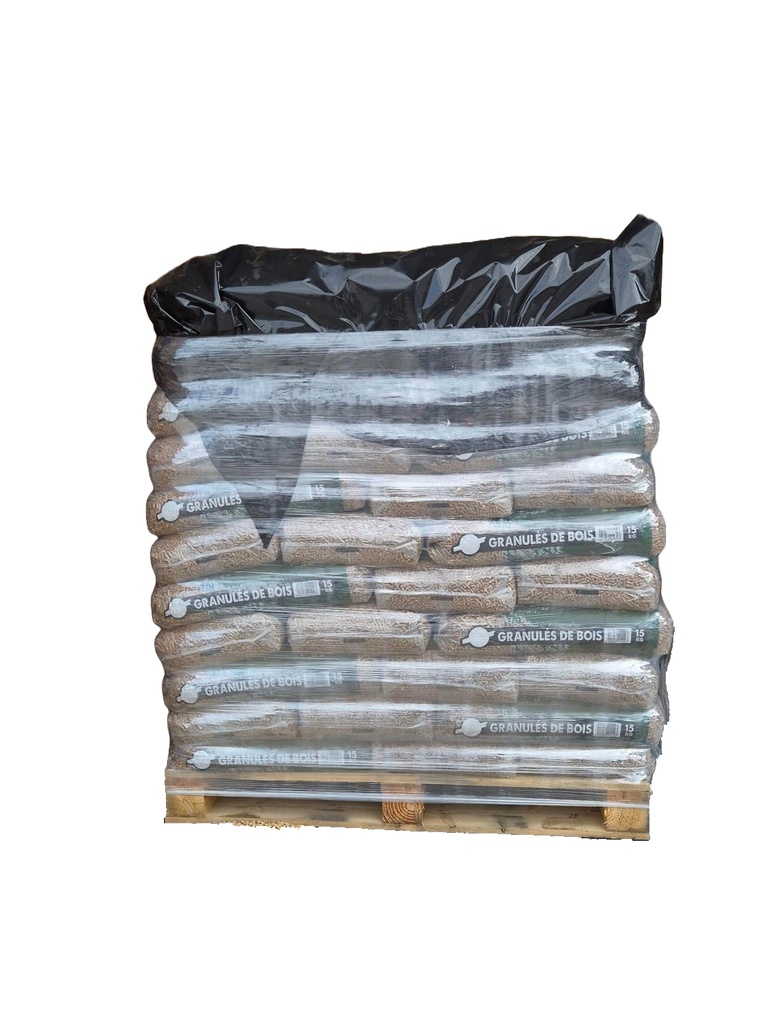 Holzpellets Premium ECO BOIS ENERGIE - 1 Palette - 66 Säcke - 990 kg