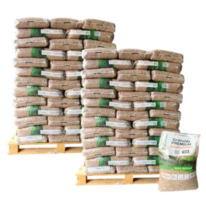 Holzpellets Premium SimplyPELLET - 2 Paletten - 130 Säcke - 1950 kg